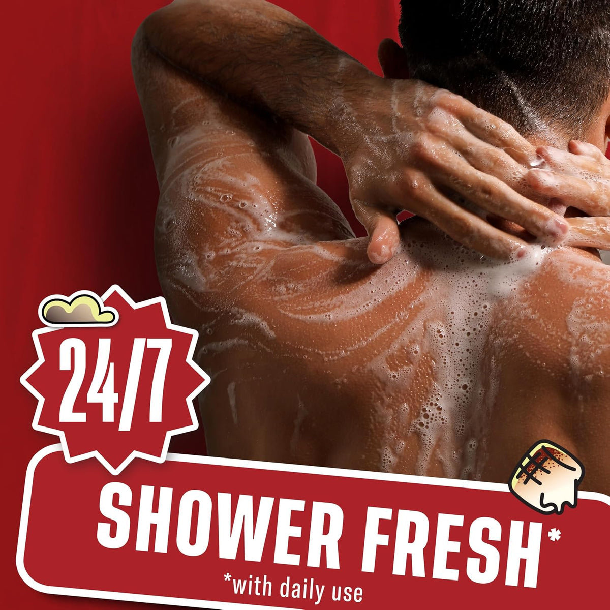 Old Spice men's body wash with long-lasting freshness