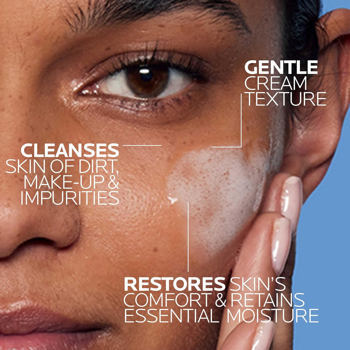 Non-foaming La Roche-Posay daily face wash