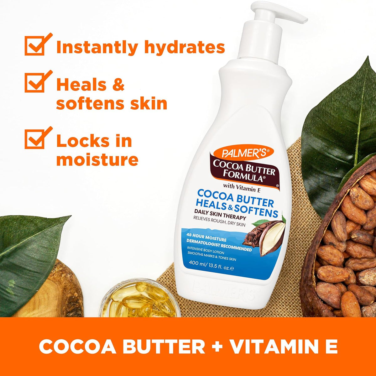 13.5 fl oz Palmer's body moisturizer