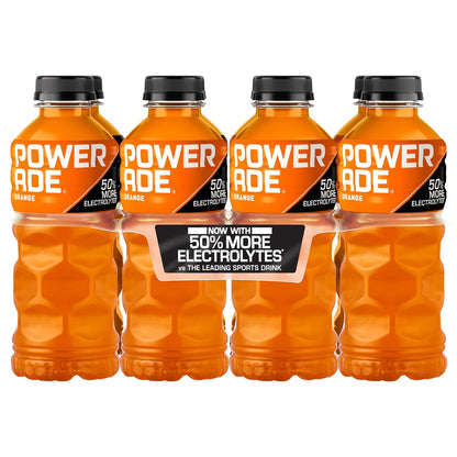 POWERADE Orange 20 oz sports drink bottles