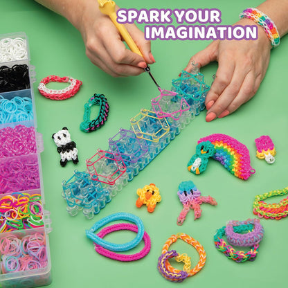 Rainbow Loom bracelet instructions and supplies