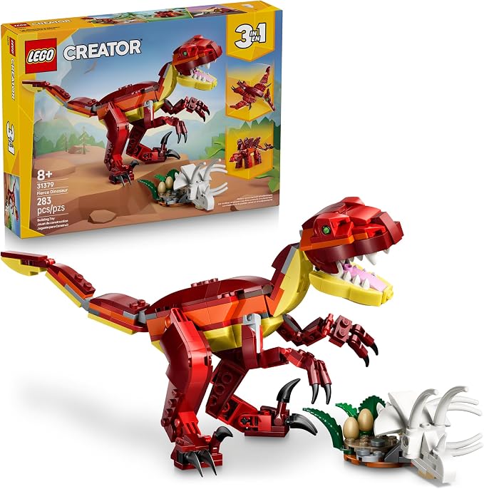 LEGO Creator 3 in 1 Fierce Dinosaur building set