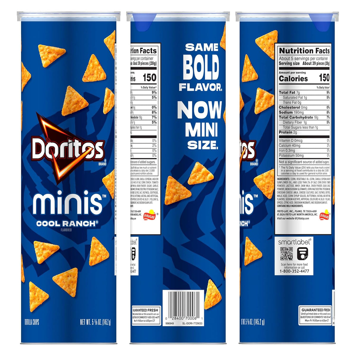 Doritos Cool Ranch miniature tortilla chips