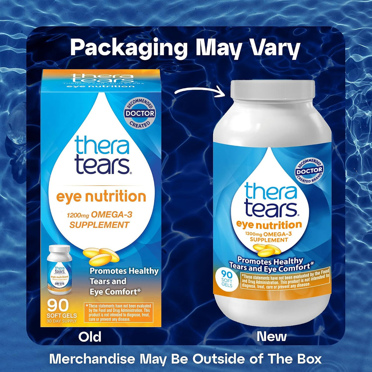TheraTears fish oil and flaxseed oil supplement