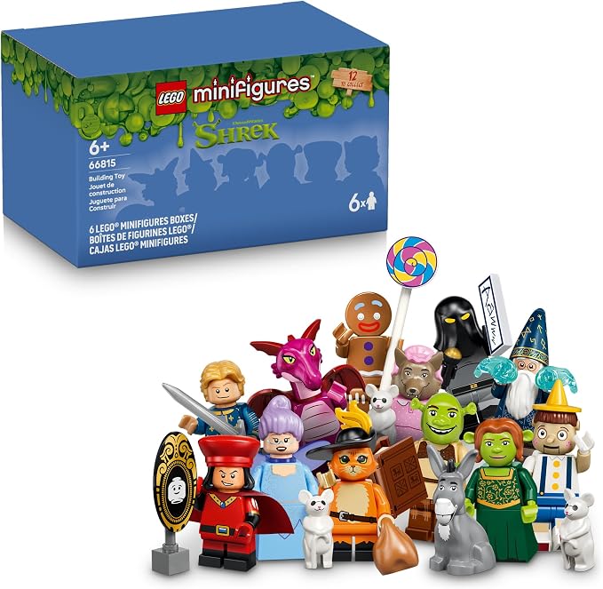 LEGO Minifigures Shrek Series 6-Pack mystery box set