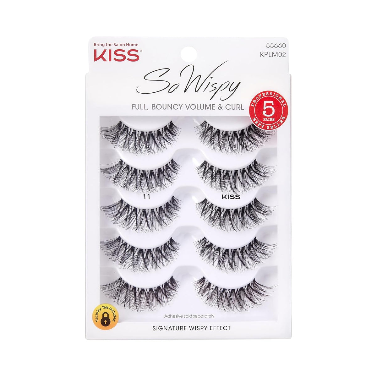 12mm wispy false lashes with clear band