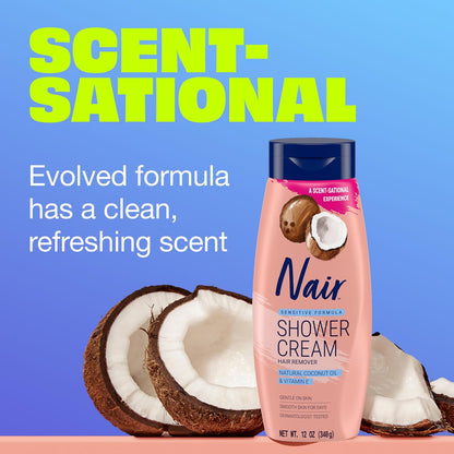 Nair 12 oz body hair removal cream for smooth skin
