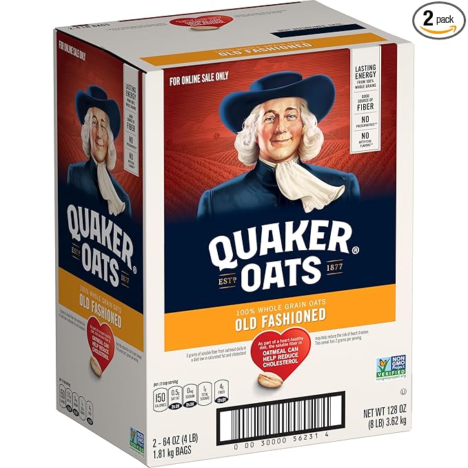 Quaker Old Fashioned Rolled Oats value box