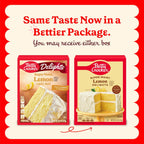Betty Crocker Delights mix for lemon cake or cupcakes