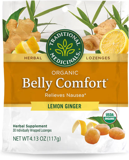 Organic Belly Comfort Lozenges by Traditional Medicinals