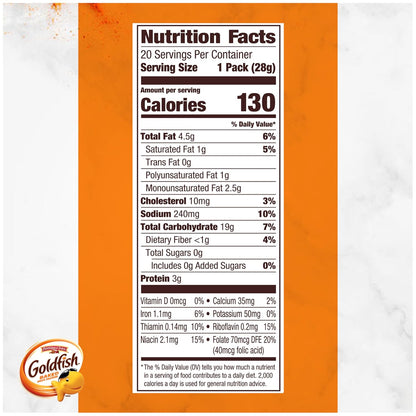 Goldfish 1 oz on-the-go snack packs