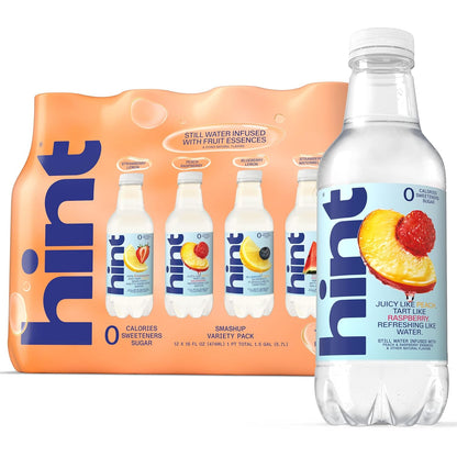 Hint flavored still water bottles with fruit essence