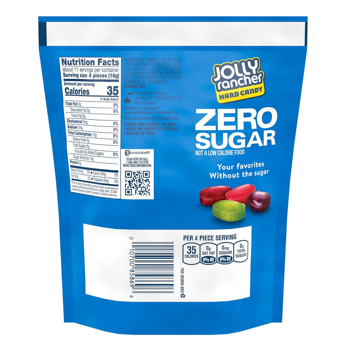 JOLLY RANCHER raspberry apple grape watermelon candy flavors
