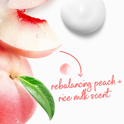 Dove 24hr moisture body wash in White Peach & Rice Milk scent