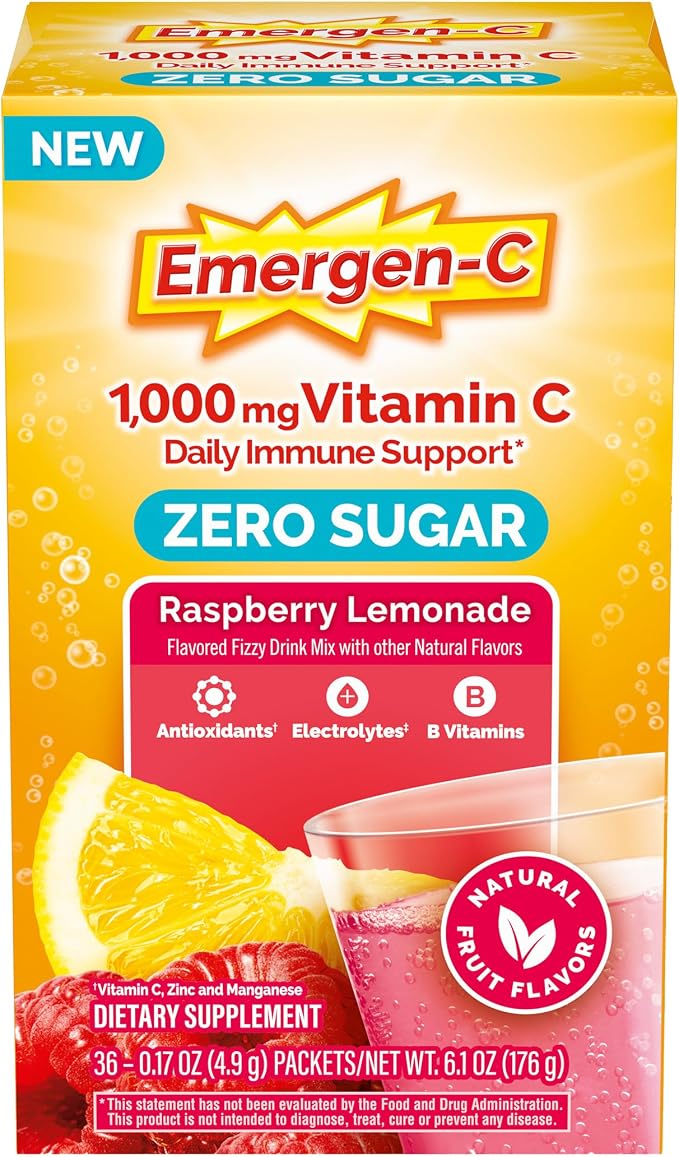 Emergen-C Vitamin C raspberry lemonade 36 packets