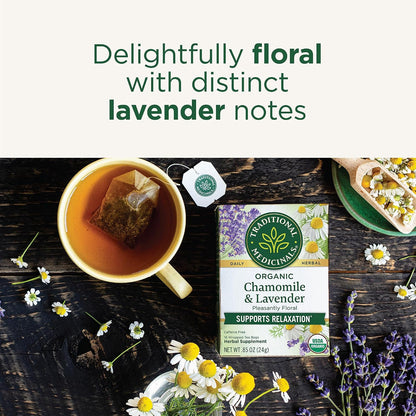 Chamomile lavender lemon balm herbal tea box