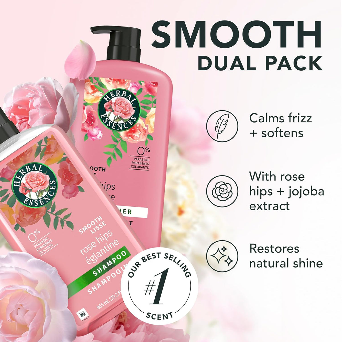 Rose Hips shampoo and conditioner with jojoba