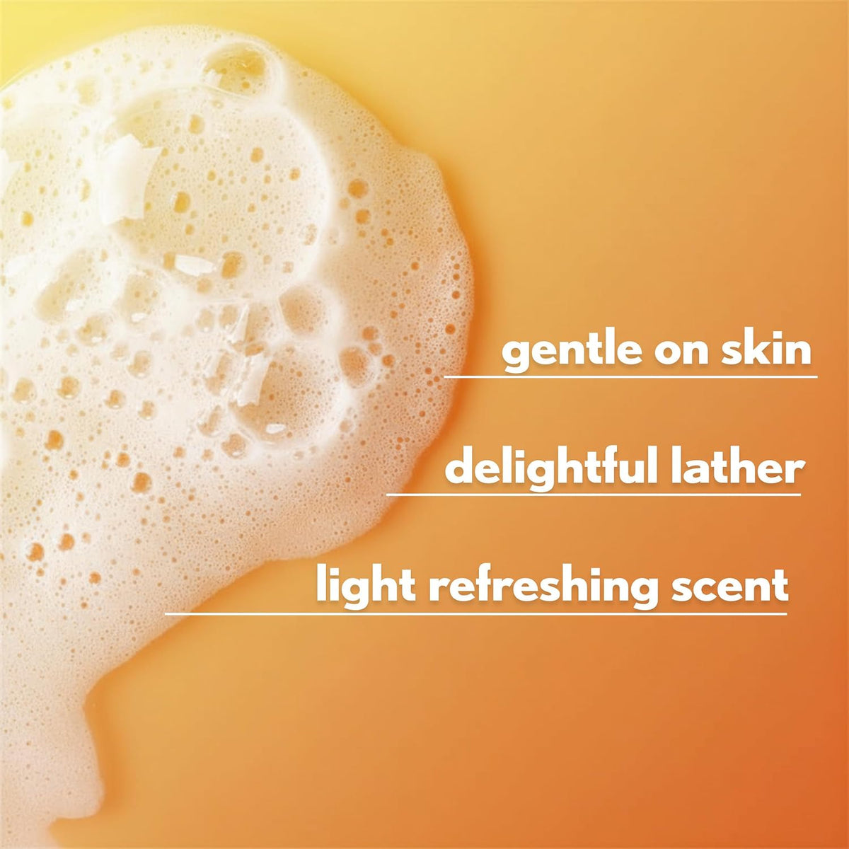 Gentle Ivory body wash for ages 3 and up