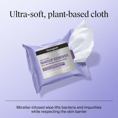 Two pack Neutrogena cleansing towelettes 25 count each
