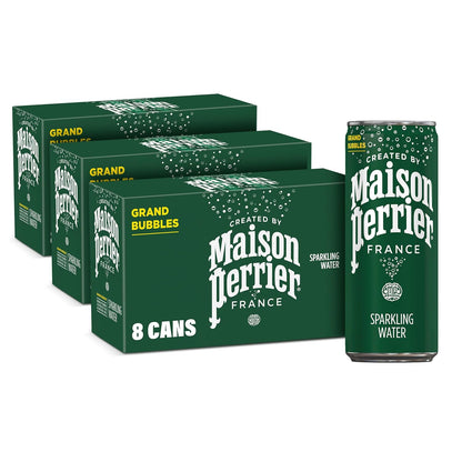 Maison Perrier unflavored sparkling water cans