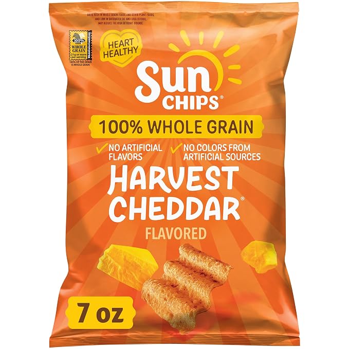 Sunchips Harvest Cheddar multigrain snacks 7 oz bag