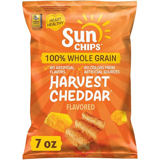 Sunchips Harvest Cheddar multigrain snacks 7 oz bag