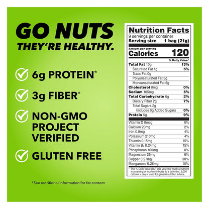 Roasted and salted no-shell pistachios snack packaging