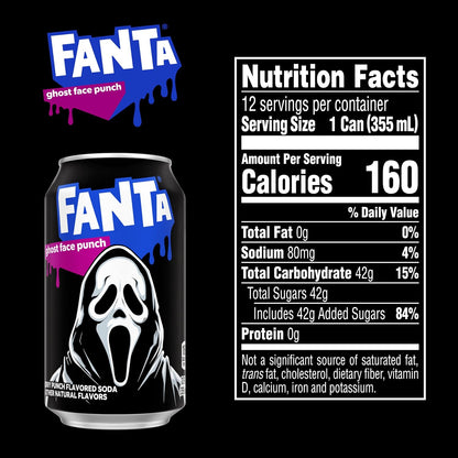 Limited edition Halloween Fanta soda cans