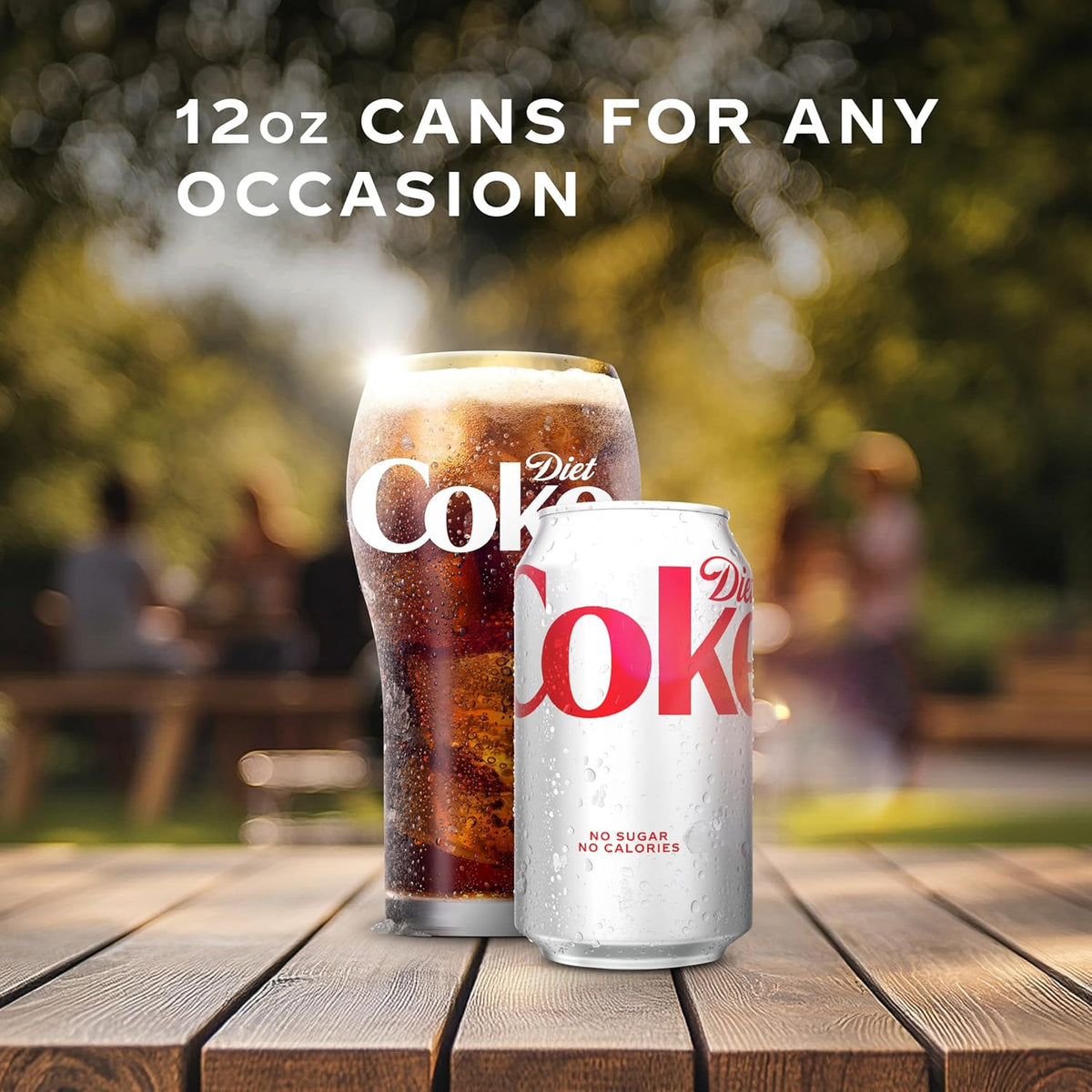 Diet Coke canned cola beverage 12 count