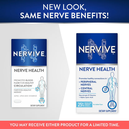 Nervive Nerve Health tablets with B vitamins