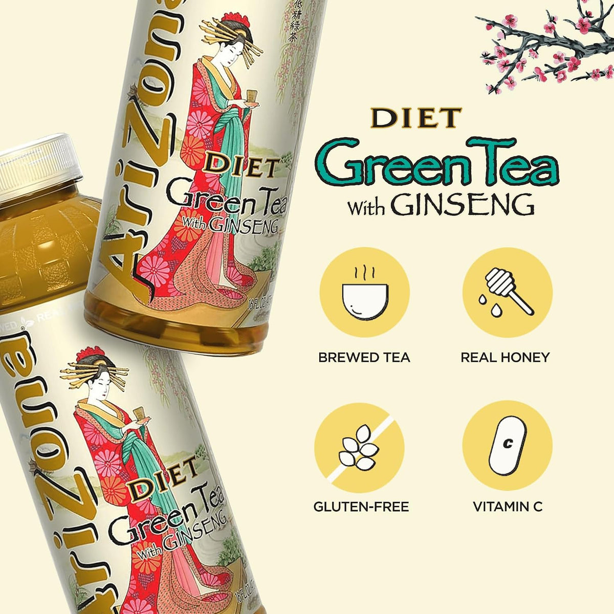 AriZona iced green tea 12-pack packaging