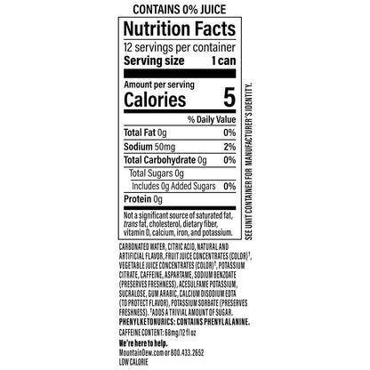 Baja Cabo Citrus Zero Sugar 12 fl oz can pack