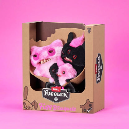 Three-character Fuggler plush gift bouquet by ZURU
