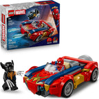 Spider-Man and Venomized Wolverine LEGO minifigures