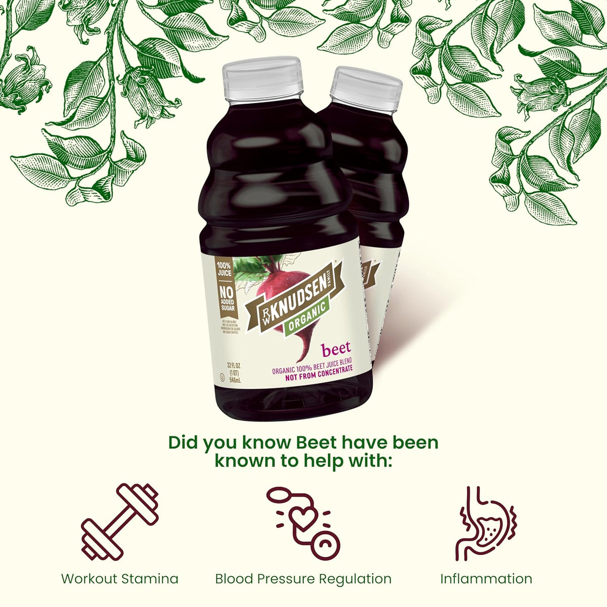 USDA organic beet juice with no added sugar