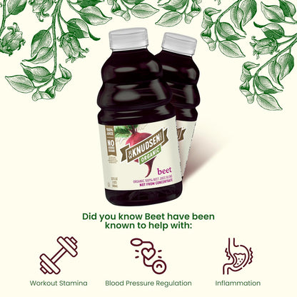 USDA organic beet juice with no added sugar