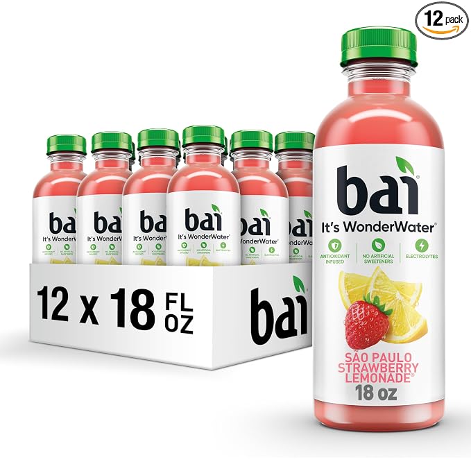 Bai São Paulo Strawberry Lemonade antioxidant water beverage