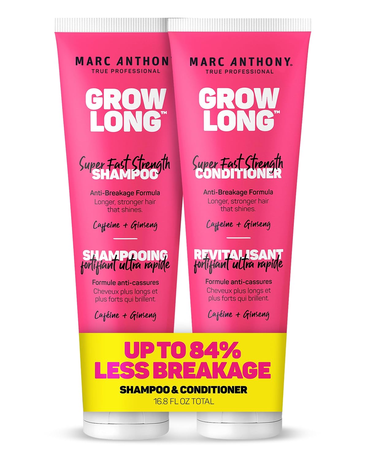 Anti breakage hair shampoo and conditioner duo