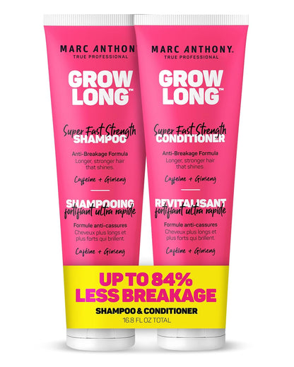 Anti breakage hair shampoo and conditioner duo