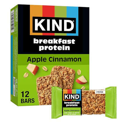 KIND Apple Cinnamon Breakfast Protein Bars box