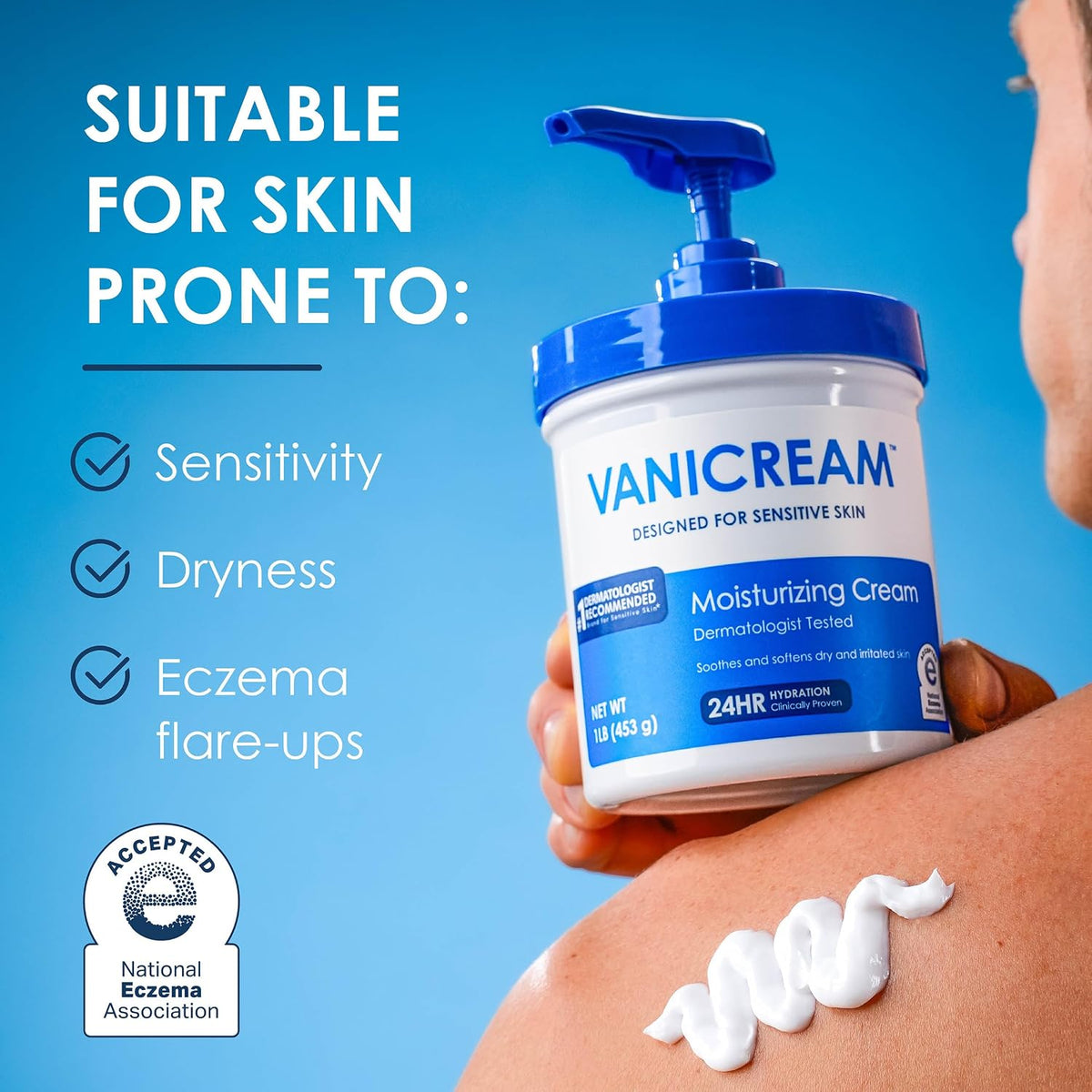 Vanicream gentle body and face moisturizer 16 oz