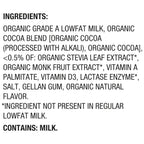 Horizon Organic chocolate milk made with organic cocoa