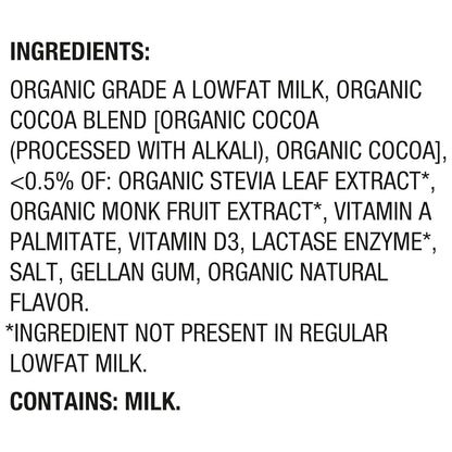 Horizon Organic chocolate milk made with organic cocoa