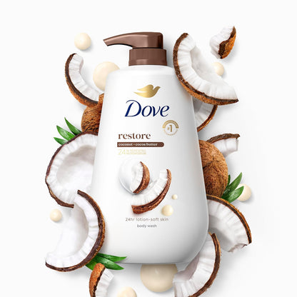 Dove paraben free body wash pump for daily cleansing