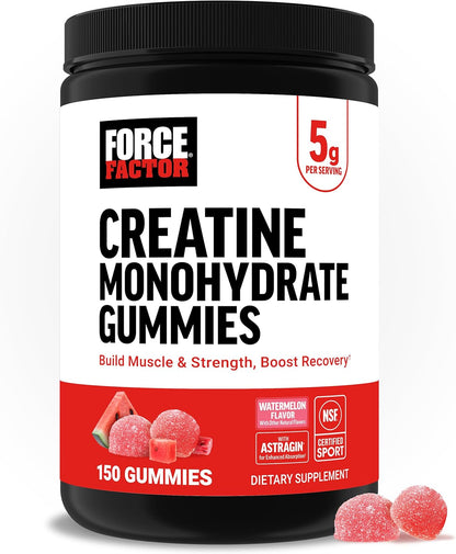 NSF Certified Force Factor creatine gummies supplement