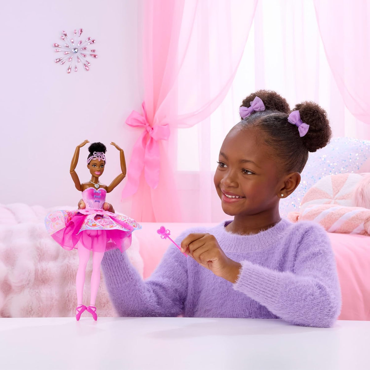 Nutcracker Barbie doll with ombre ballet bodice