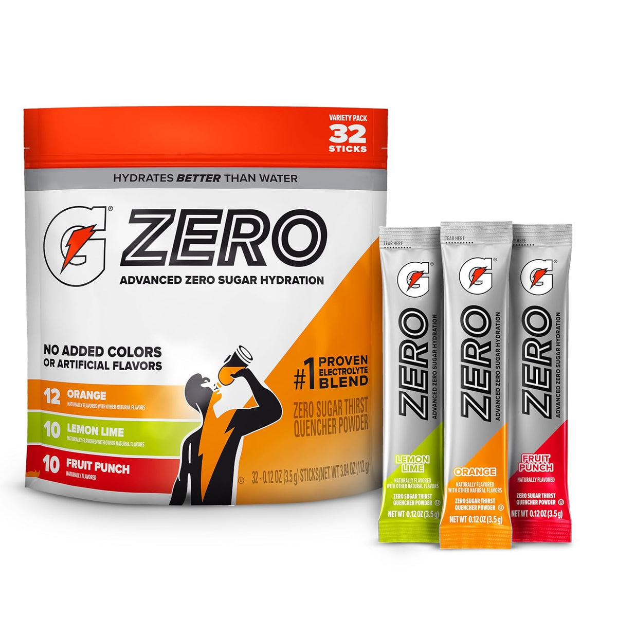 Gatorade Zero electrolyte powder 32 servings