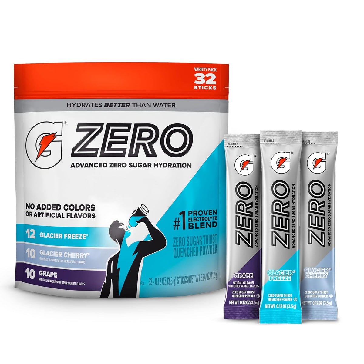 Gatorade Zero electrolyte powder 32 servings
