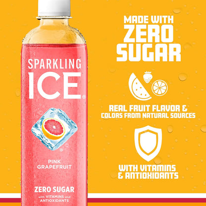 Sparkling Ice Pink Grapefruit beverage multipack