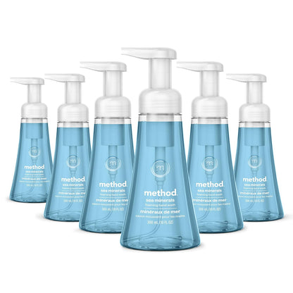 Method foaming hand soap with ocean-inspired scent